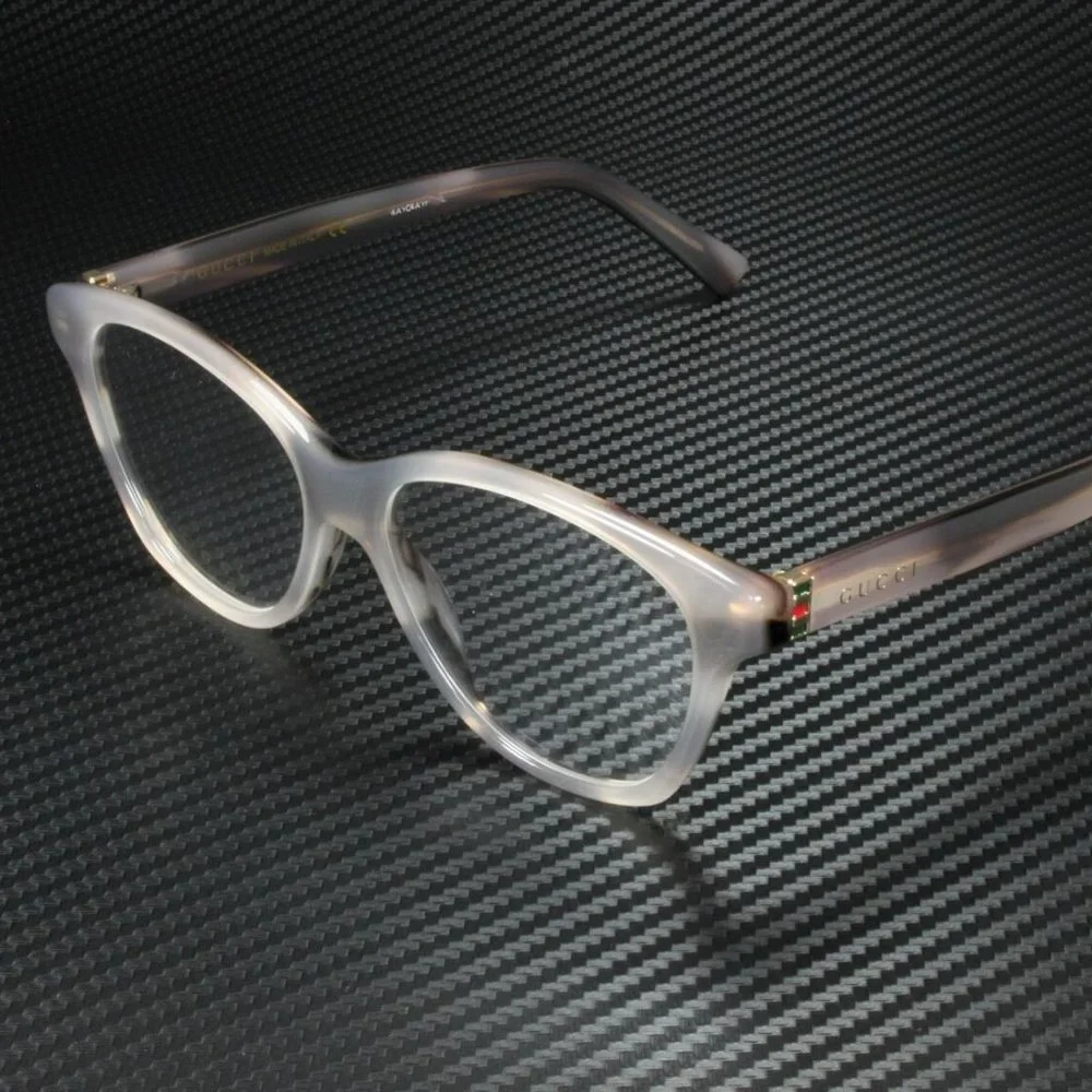 Gucci White Gold 53mm Eyeglasses - Picture 1 of 3